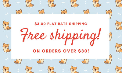 Free standard delivery on orders over $30